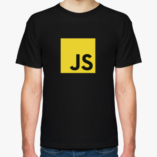 Футболка с принтом JavaScript