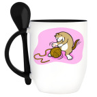 Кружка с ложкой