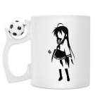 Кружка с футбольным мячиком