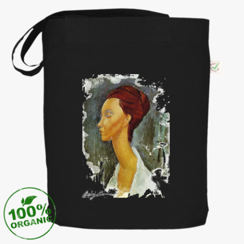 Сумка шоппер с принтом женщина