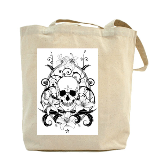 Сумка шоппер с принтом Хоррор