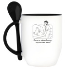 Кружка с ложкой