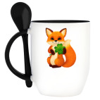 Кружка с ложкой