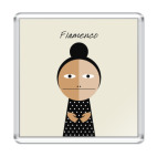Магнит 6.5 x 6.5 см Flamenco