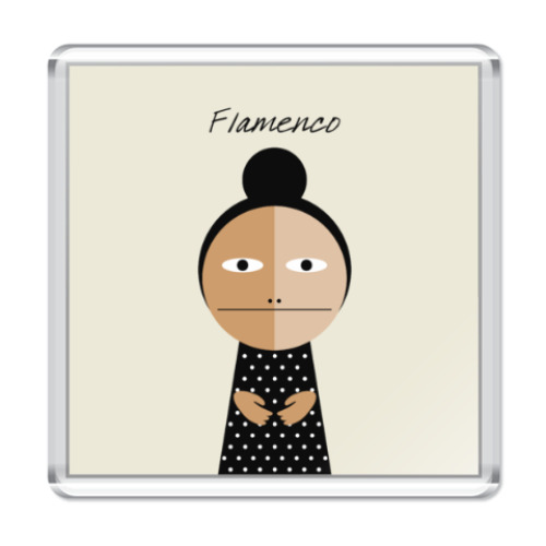 Магнит с принтом Flamenco