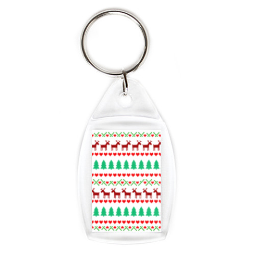 Брелок с принтом С новым годом!