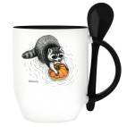 Кружка с ложкой