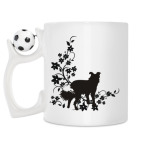 Кружка с футбольным мячиком