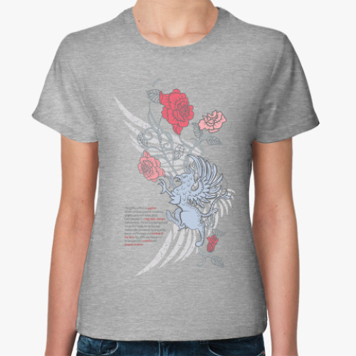 Женская футболка с принтом Грифон