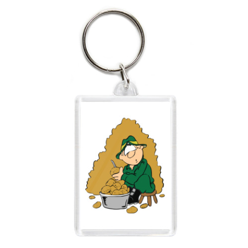 Брелок с принтом Защитник