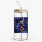 Банка с бамбуковой крышкой