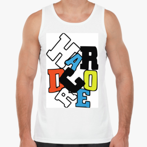 Майка с принтом Happe HARDCORE