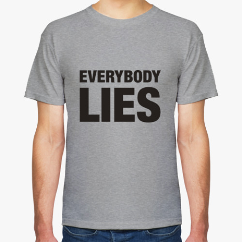 Футболка с принтом Everybody lies