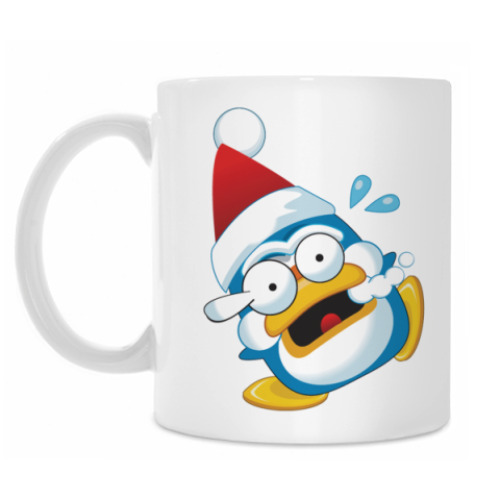 Кружка с принтом Crazy Pinguin