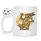 Кружка с футбольным мячиком