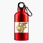 Металлическая бутылка 400 мл UV-DTF