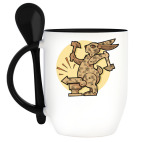 Кружка с ложкой