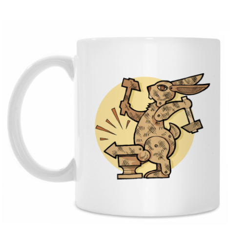 Кружка с принтом Заяц