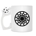 Кружка с футбольным мячиком