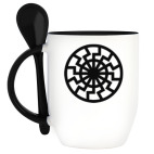 Кружка с ложкой