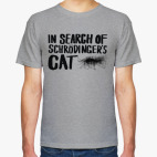 Классическая футболка Кот Шрёдингера