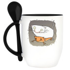 Кружка с ложкой