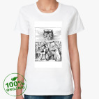 Женская футболка органик
