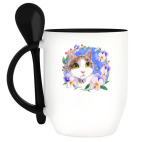 Кружка с ложкой