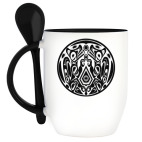 Кружка с ложкой