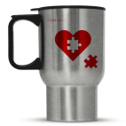 Кружка-термос металлик Скучаю по тебе