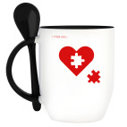 Кружка с ложкой