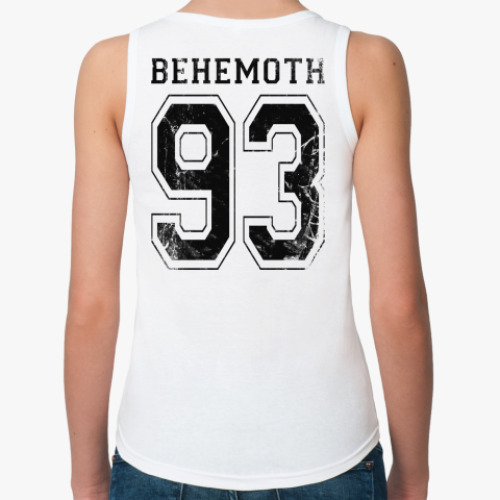 Женская майка с принтом Behemoth 93 legion