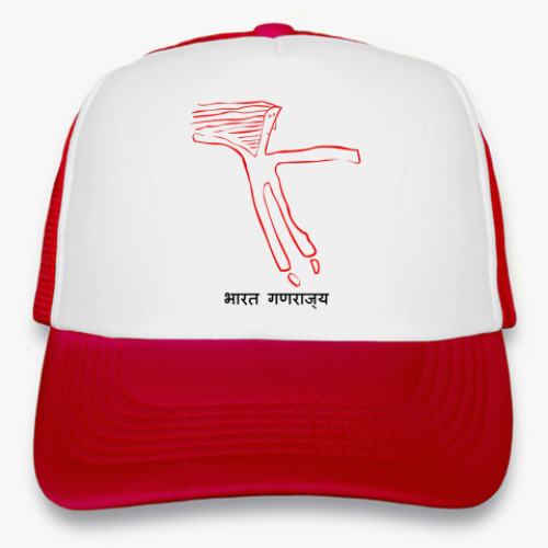 Кепка-тракер с принтом индия