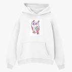 Толстовка худи оверсайз