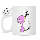 Кружка с футбольным мячиком