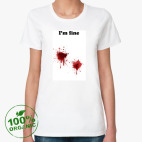 Женская футболка органик