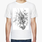 Классическая футболка дракон