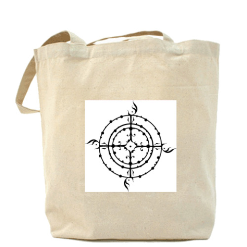 Сумка шоппер с принтом gothic