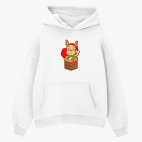 Толстовка худи оверсайз