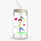 Банка с бамбуковой крышкой