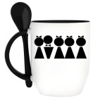 Кружка с ложкой