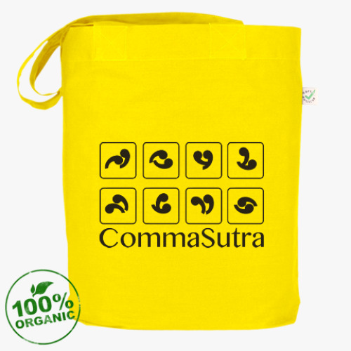 Сумка шоппер с принтом Comma Sutra