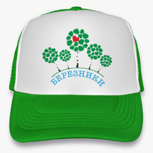 Кепка-тракер с принтом Серия «Я люблю Березники»