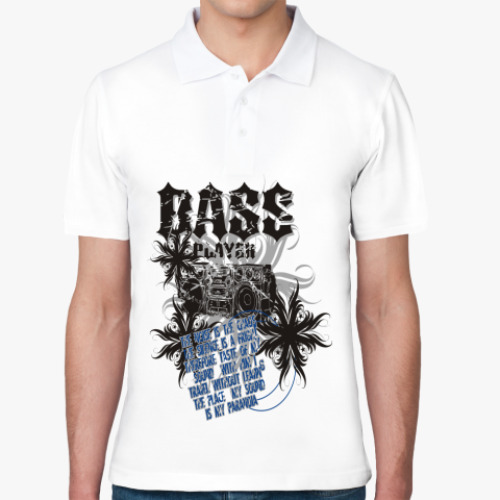 Рубашка поло с принтом BASS