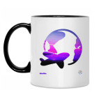 Кружка двухцветная