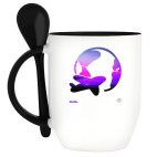 Кружка с ложкой