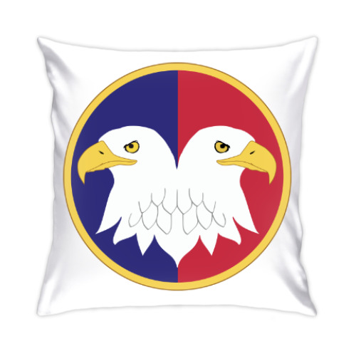 Подушка с принтом америка