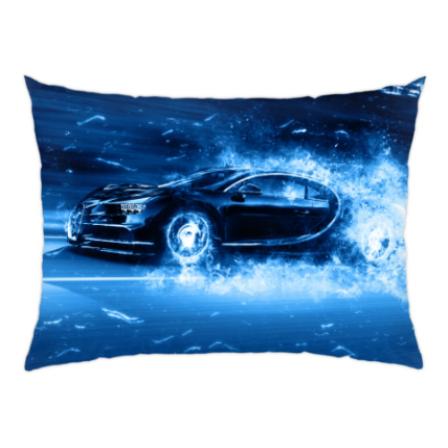 Подушка с принтом Бугатти лед