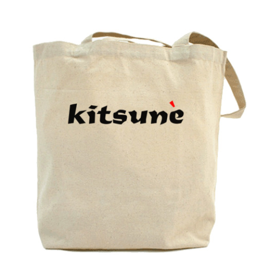 Сумка шоппер с принтом KITSUNE