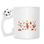 Кружка с футбольным мячиком